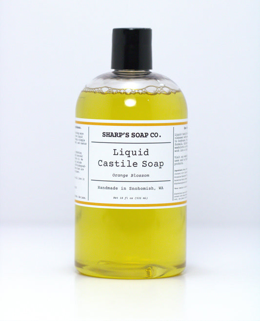 Orange Blossom Liquid Castile Soap (18oz.)