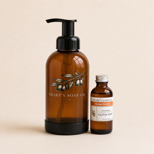 Refillable Foaming Castile Hand Soap Starter Kit