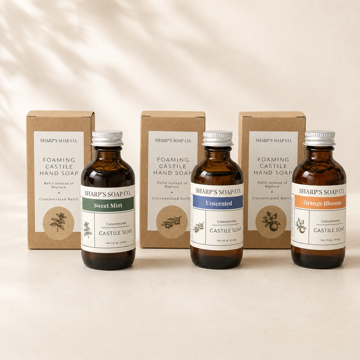 Foaming Castile Hand Soap Concentrated Refill