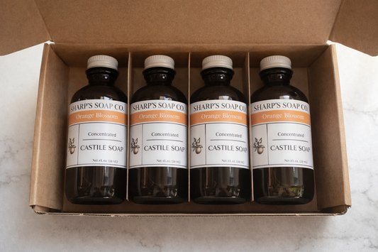 Foaming Castile Hand Soap Concentrated Refills - 4 Pack