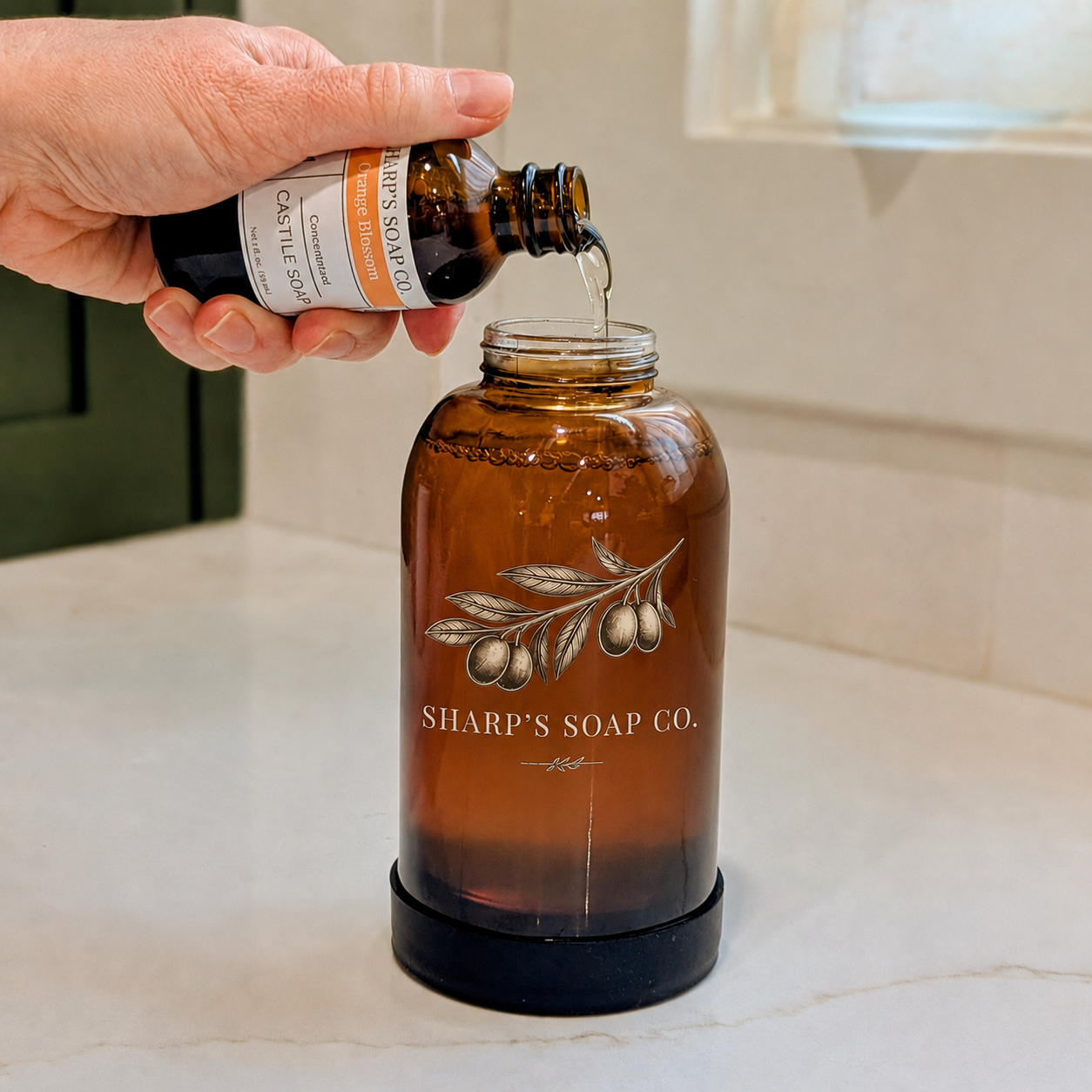 Refillable Foaming Castile Hand Soap Starter Kit