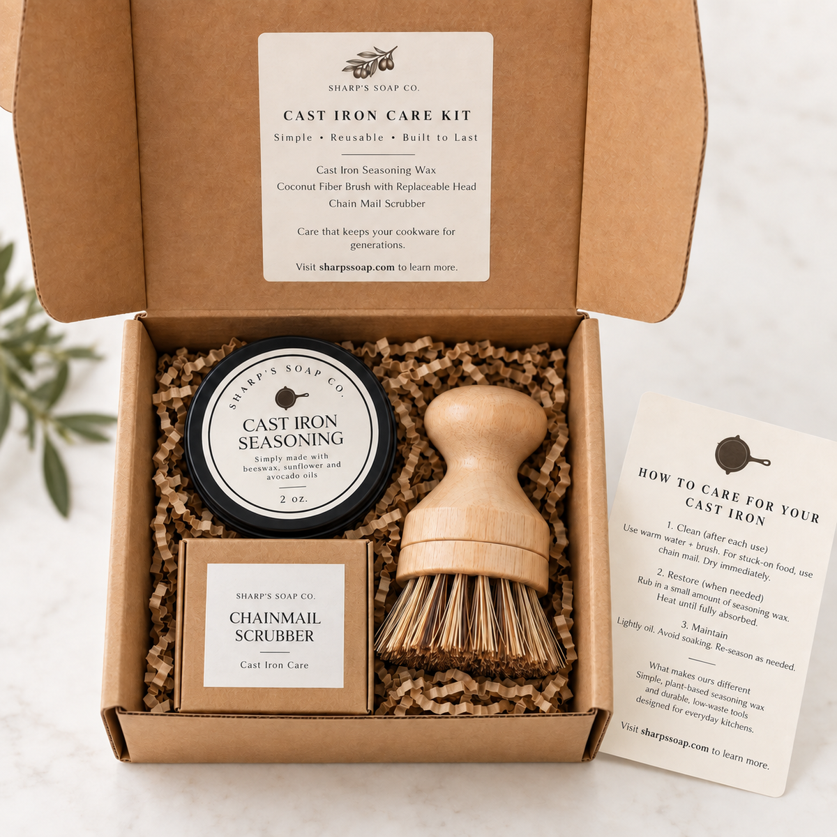 Cast Iron Care Kit