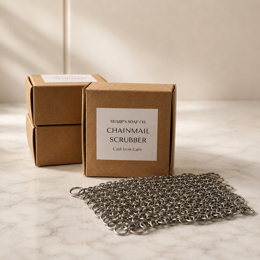 Chainmail Scrubber for Cast Iron & Carbon Steel