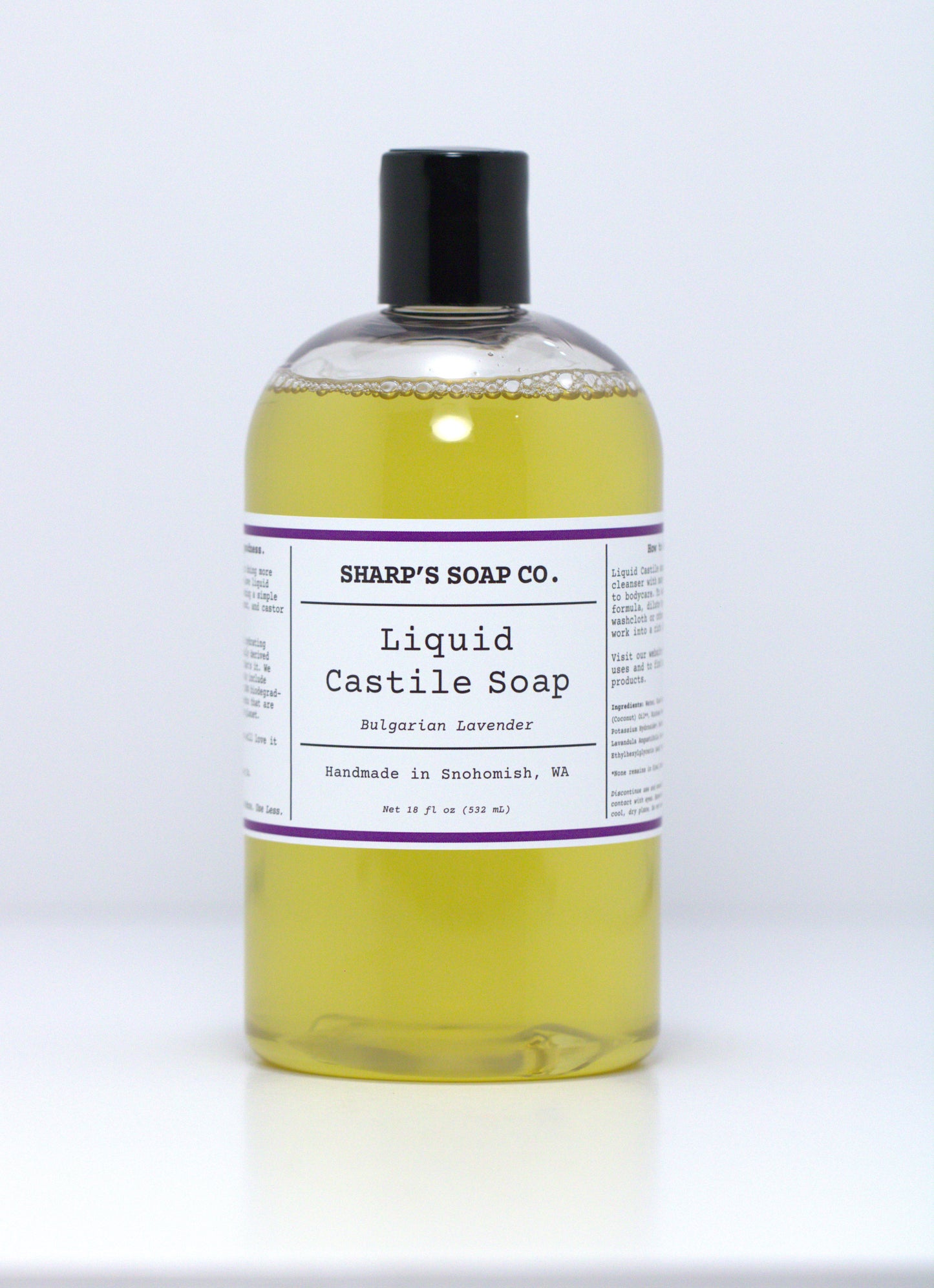Lavender Liquid Castile Soap (18oz.)